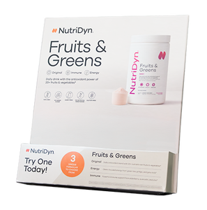 NutriDyn Fruits & Greens Display