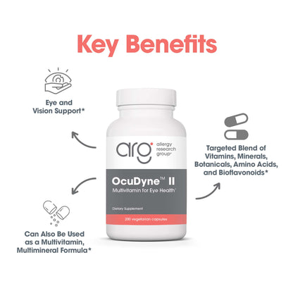 OcuDyne™ II - suggested use: 4 capsules one or two times daily with food