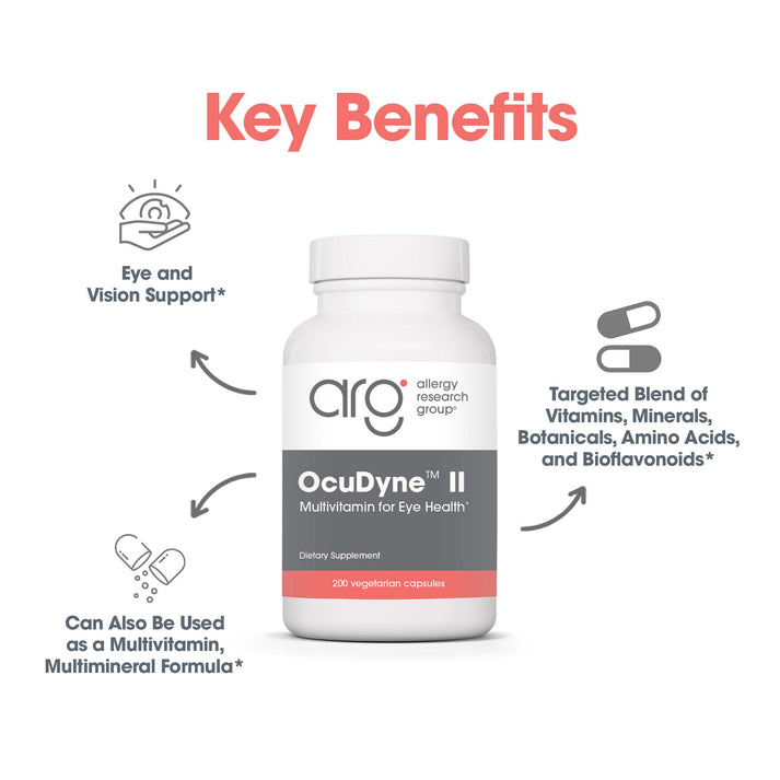 OcuDyne™ II - suggested use: 4 capsules one or two times daily with food