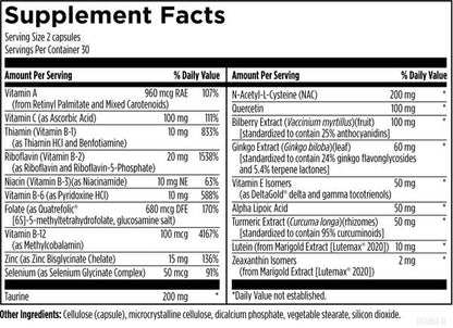 OcuForce™ 60 capsules supplement facts image