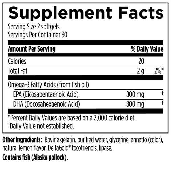 Omega 3 Hi-Po supplement facts image