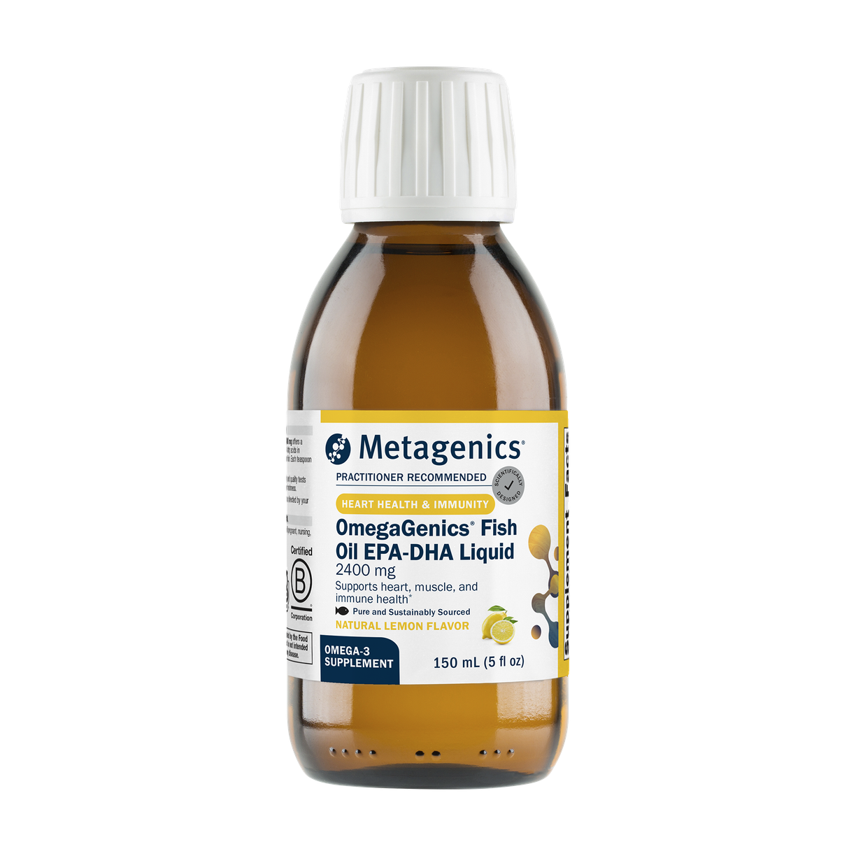 OmegaGenics® Fish Oil EPA-DHA Liquid 2400 mg