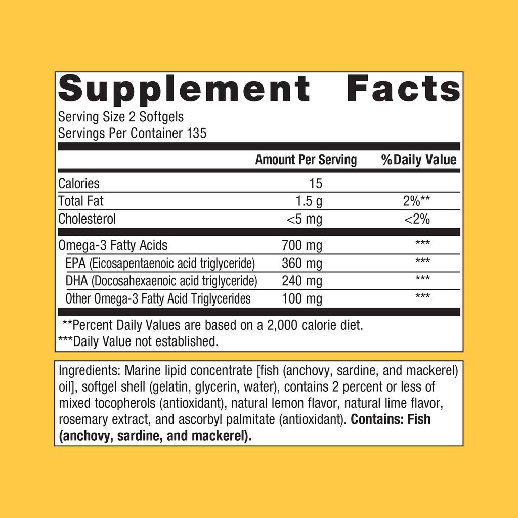 OmegaGenics® Fish Oil EPA-DHA 300 mg