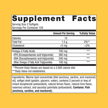 OmegaGenics® Fish Oil EPA-DHA 300 mg
