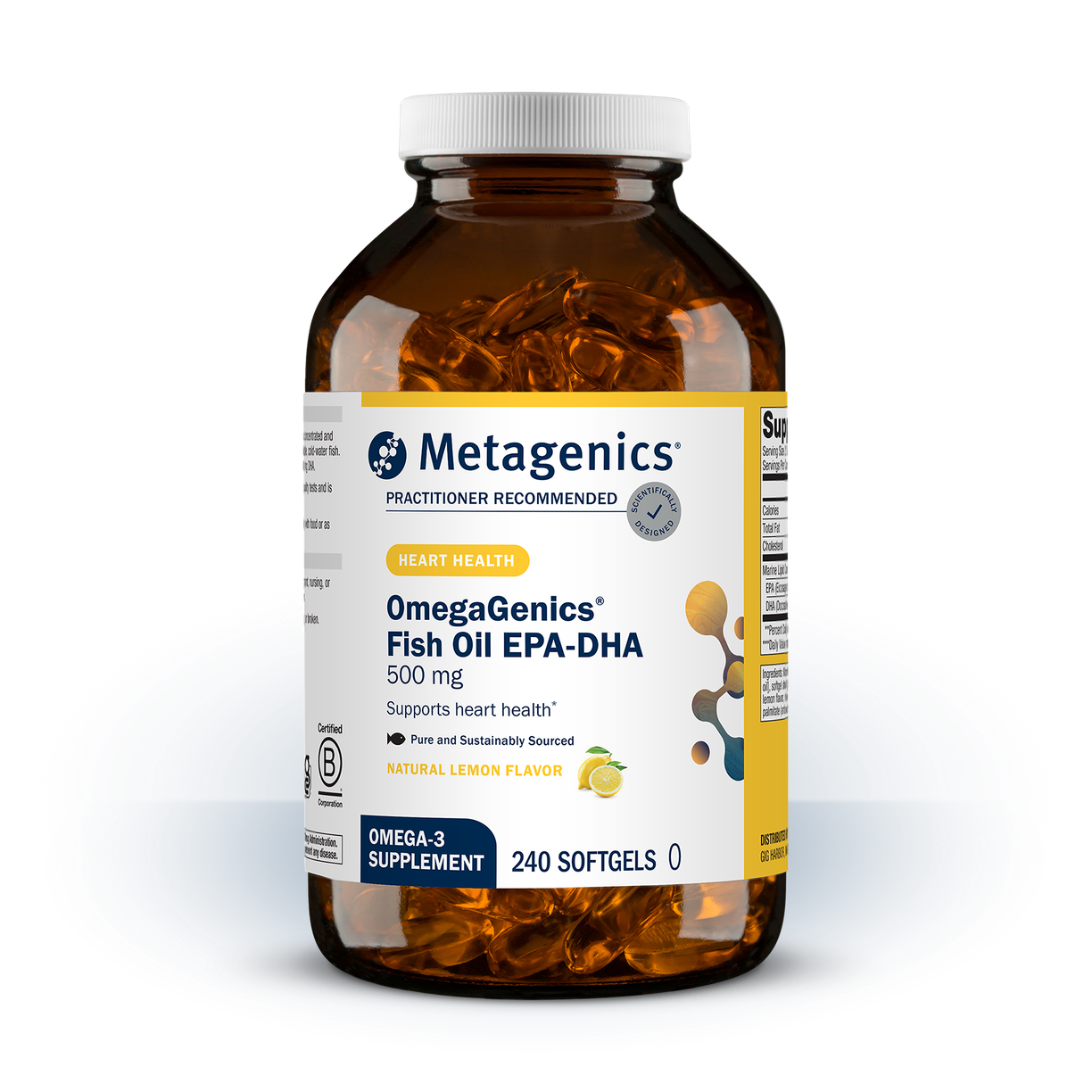 OmegaGenics® Fish Oil EPA-DHA 500 mg