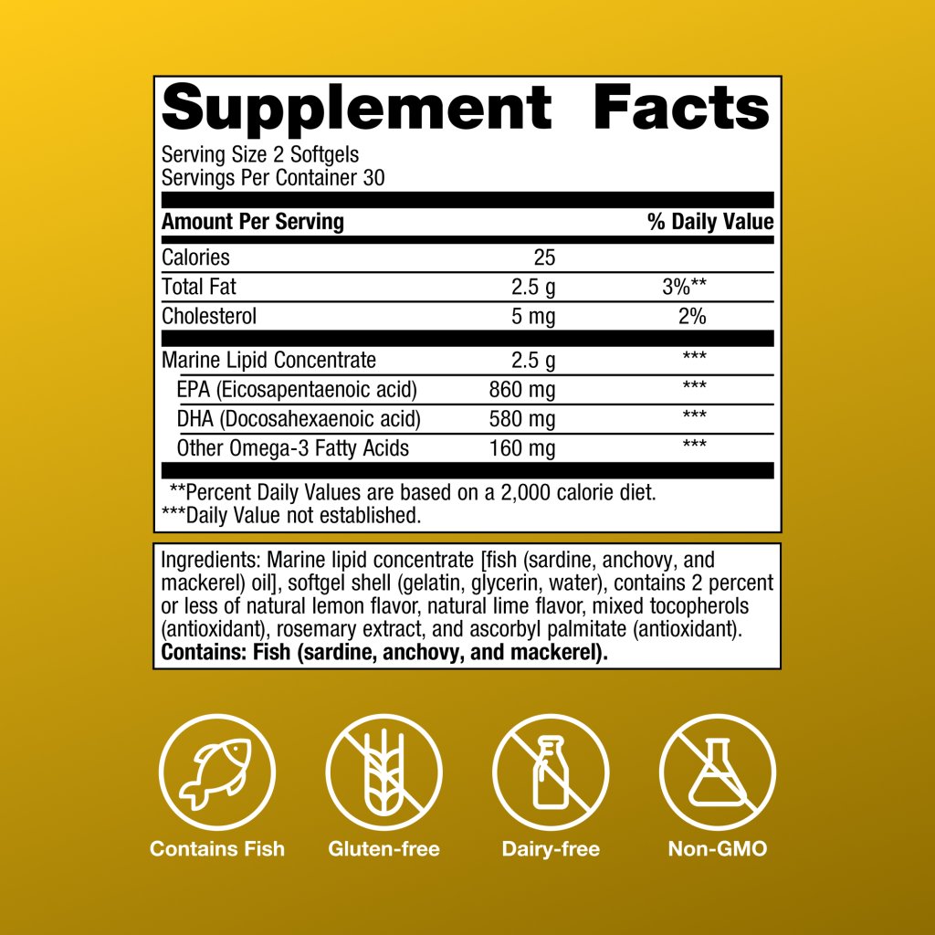 OmegaGenics® Fish Oil EPA-DHA 720 mg