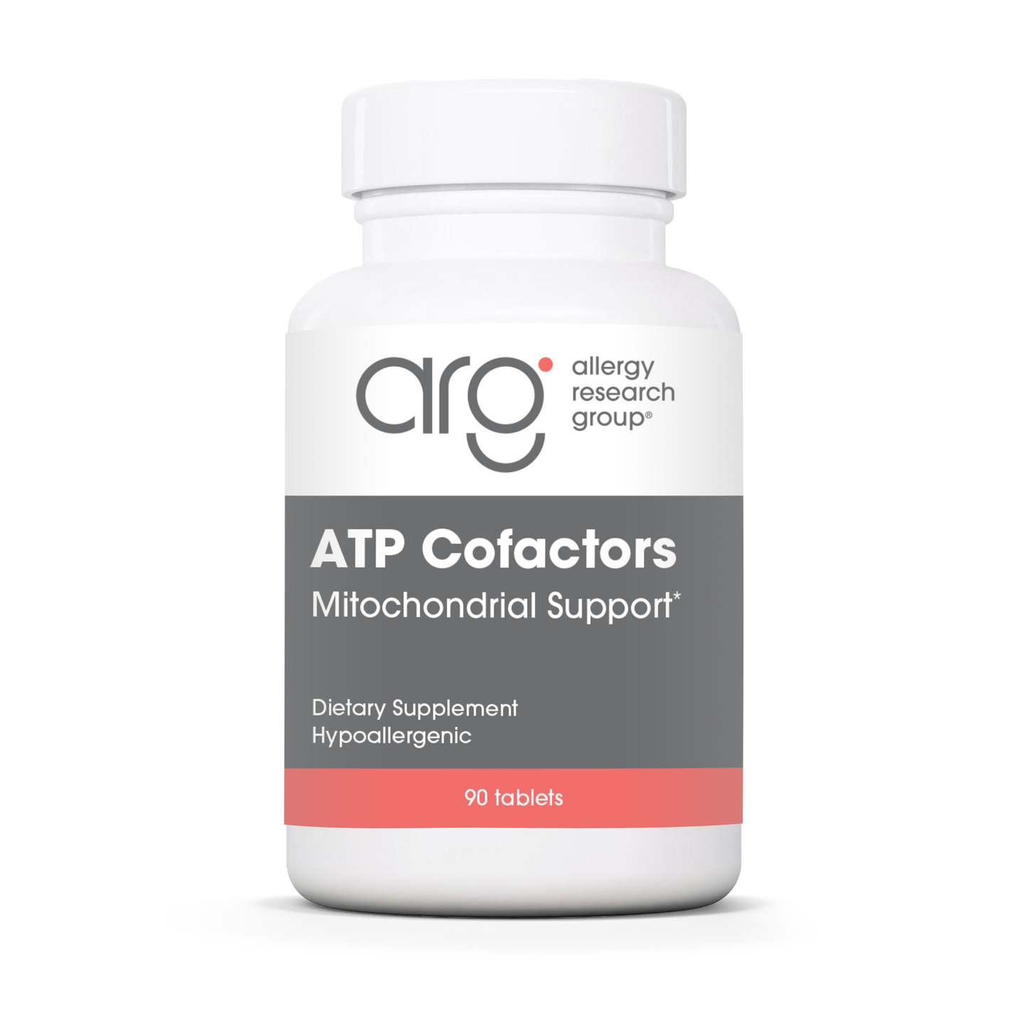 Allergy Research Group Optimox® ATP Cofactors™ - 90 tablets bottle front label