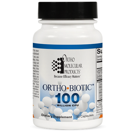 Ortho Biotic® 100 supplement facts image