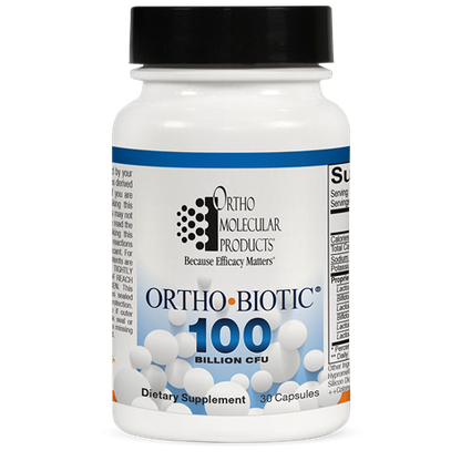 Ortho Biotic® 100 supplement facts image