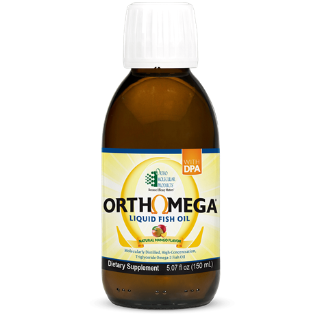 Orthomega® Liquid Fish Oil- Mango supplement facts image