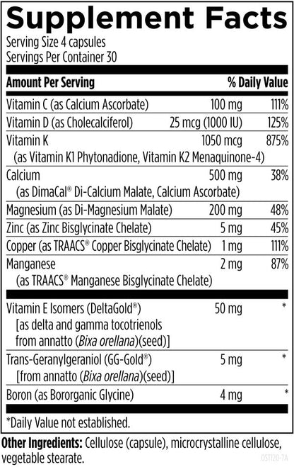 OsteoForce™ 120 tablets supplement facts image