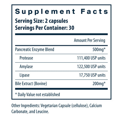 Pancreatin & Ox Bile Extract