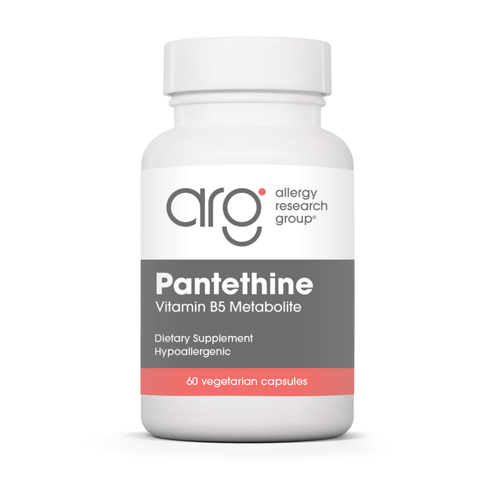 Allergy Research Group Pantethine - 60 vegetarian capsules bottle front label