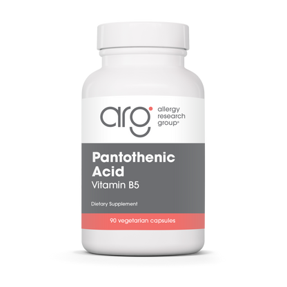 Allergy Research Group Pantothenic Acid - 0 vegetarian capsules bottle front label
