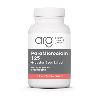 Allergy Research Group ParaMicrocidin 125 mg - 150 vegetarian capsules bottle front label