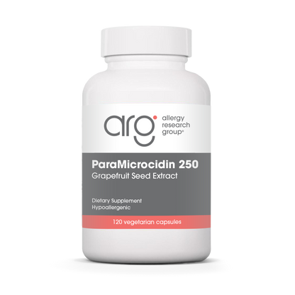 Allergy Research Group ParaMicrocidin 250 mg - 120 vegetarian capsules bottle front label