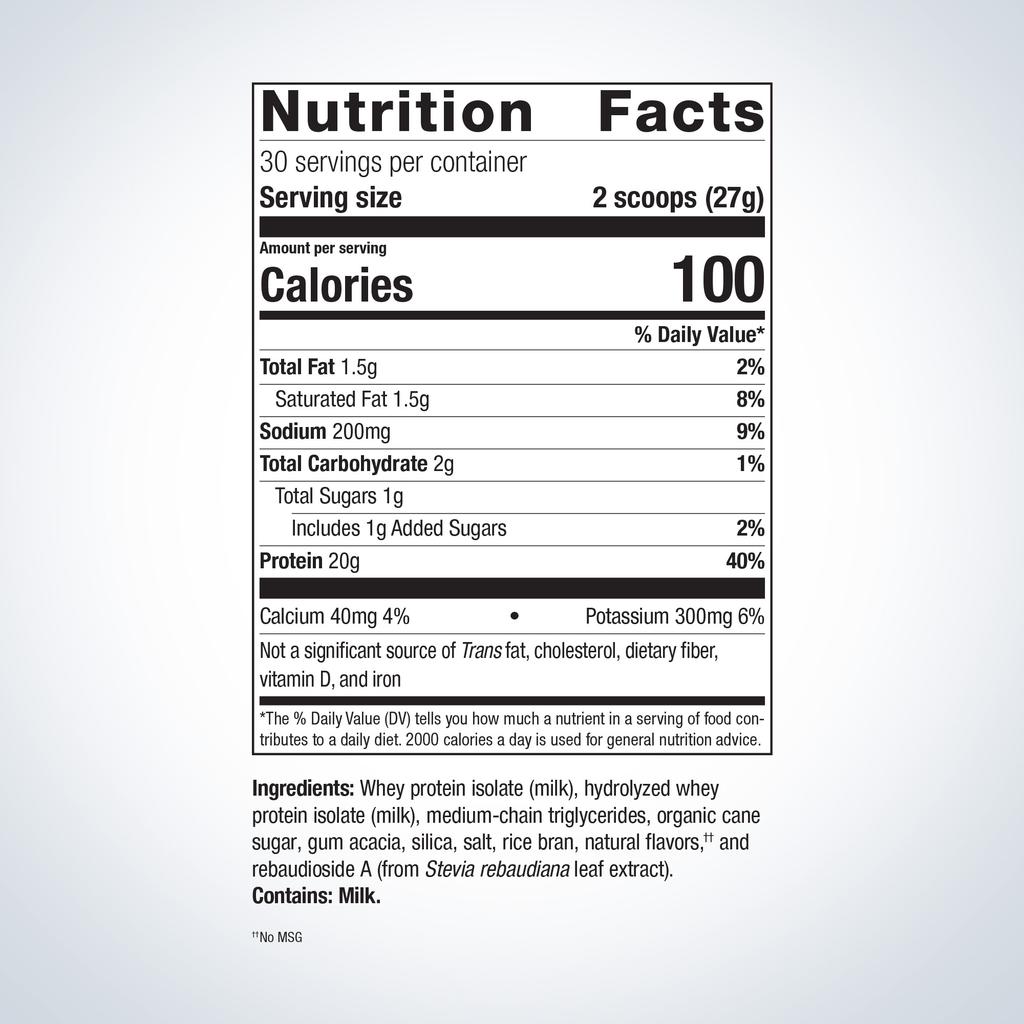 Perfect Protein® Powder - Whey Protein, Vanilla