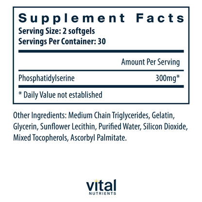 Phosphatidylserine 150mg