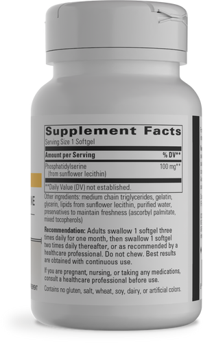Nature's Way® | Phosphatidylserine - right side of pack Sku:70657