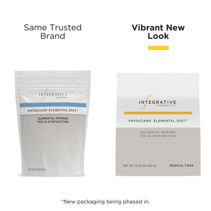 Nature's Way® | Physicians' Elemental Diet - package updates old to new Sku:11306
