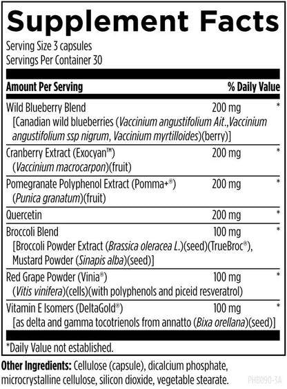 PhytoBiome™ supplement facts image