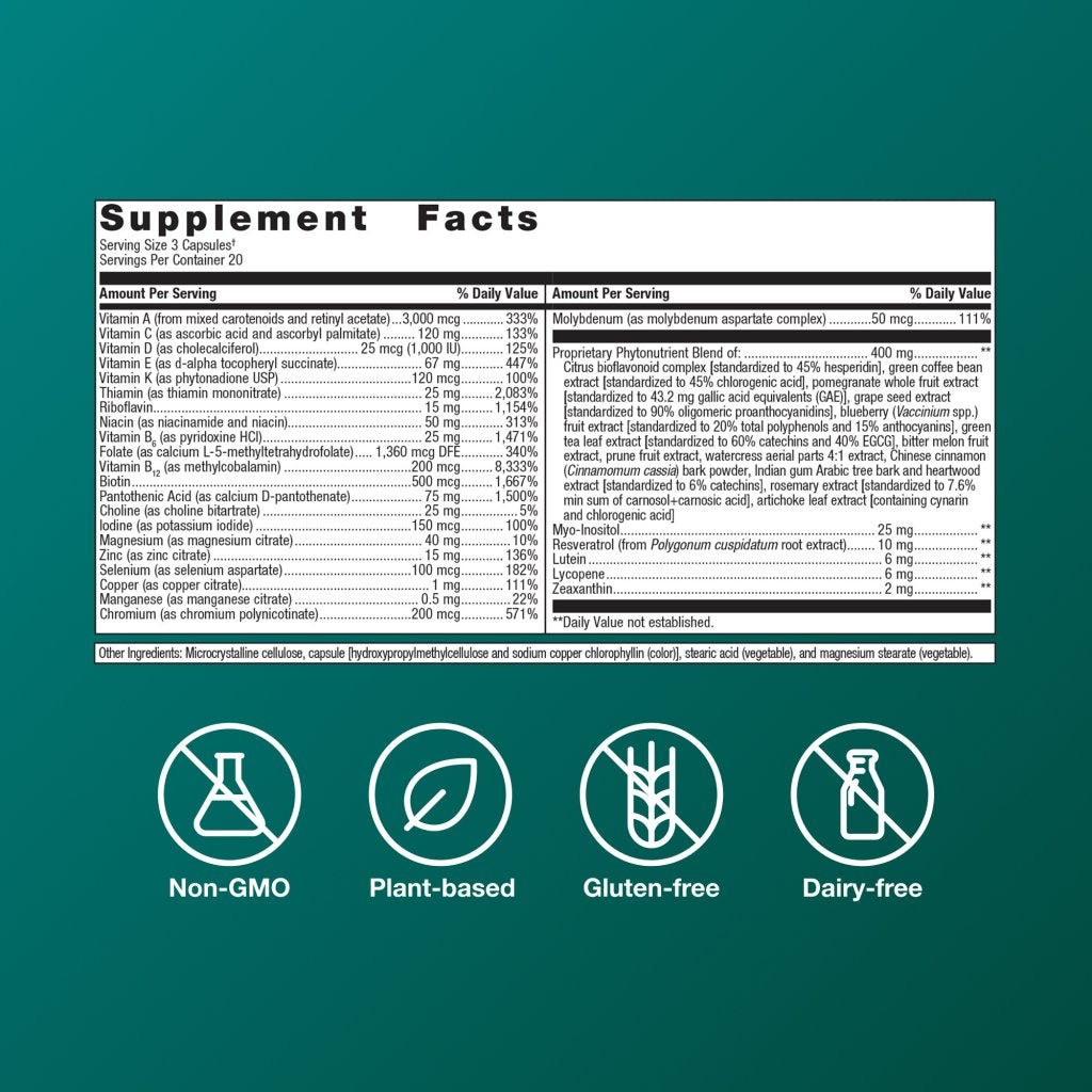 PhytoMulti® Multivitamin Capsules