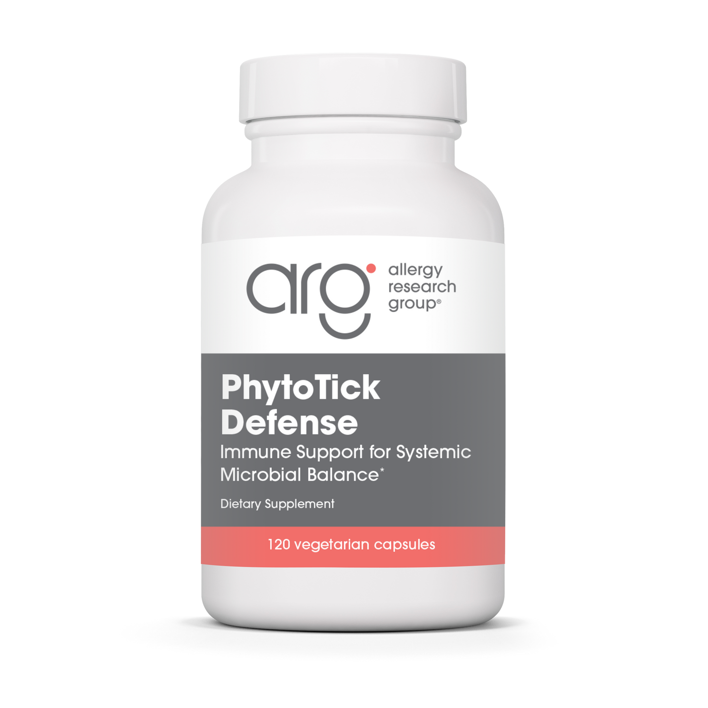Allergy Rsearch Group PhytoTick Defense - 120 vegetarian capsules bottle front label