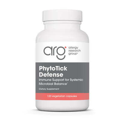 Allergy Rsearch Group PhytoTick Defense - 120 vegetarian capsules bottle front label