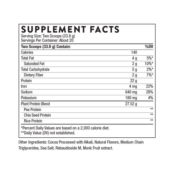 Plant Protein - Chocolate 2