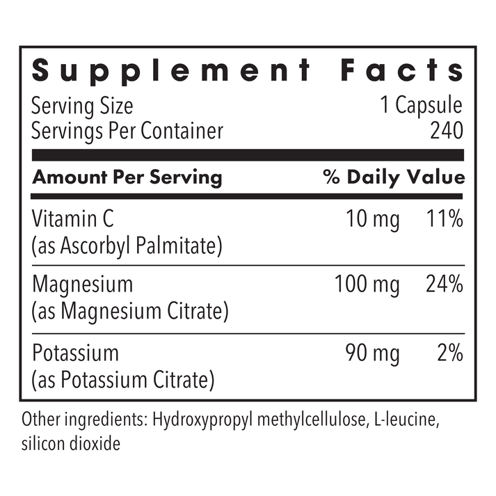 Metabolic Maintenance® Potassium Magnesium Citrate
