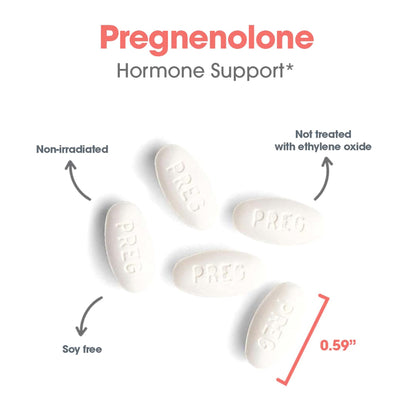 Pregnenolone 50 mg - suggested use: 1 tablet with a meal