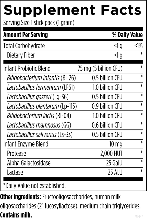 ProbioMed™ Infant, 30 packets supplement facts image