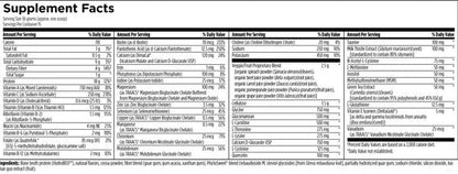 PaleoCleanse Plus™ Chocolate, 525 G (1.2 LBS) supplement facts image