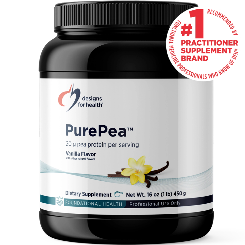 PurePea™ Vanilla, 450 g (1 lb) powder bottle image