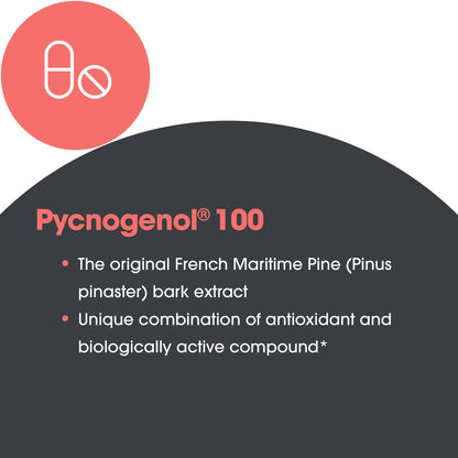 Pycnogenol® 100 - suggested use: 1 capsule twice daily
