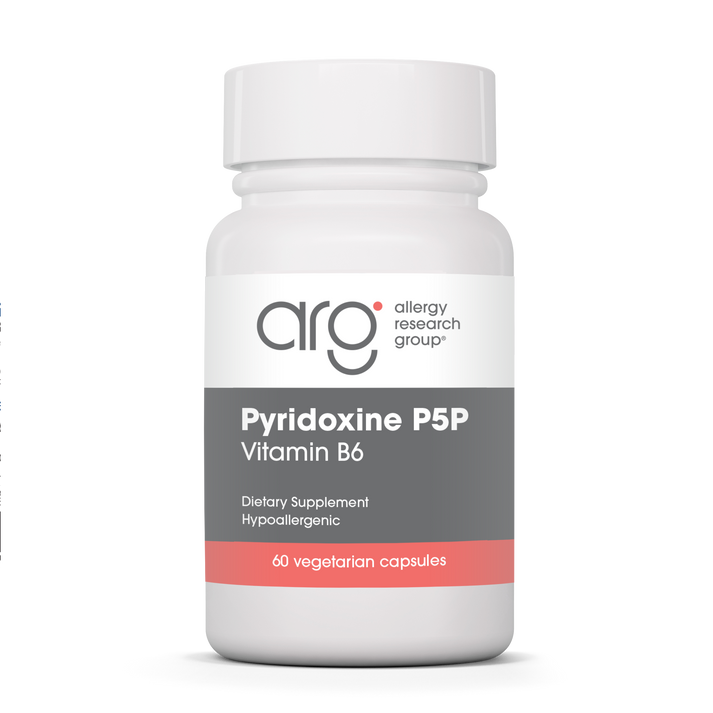 Allergy Research Group Pyridoxine P5P - 60 vegetarian capsules bottle front label