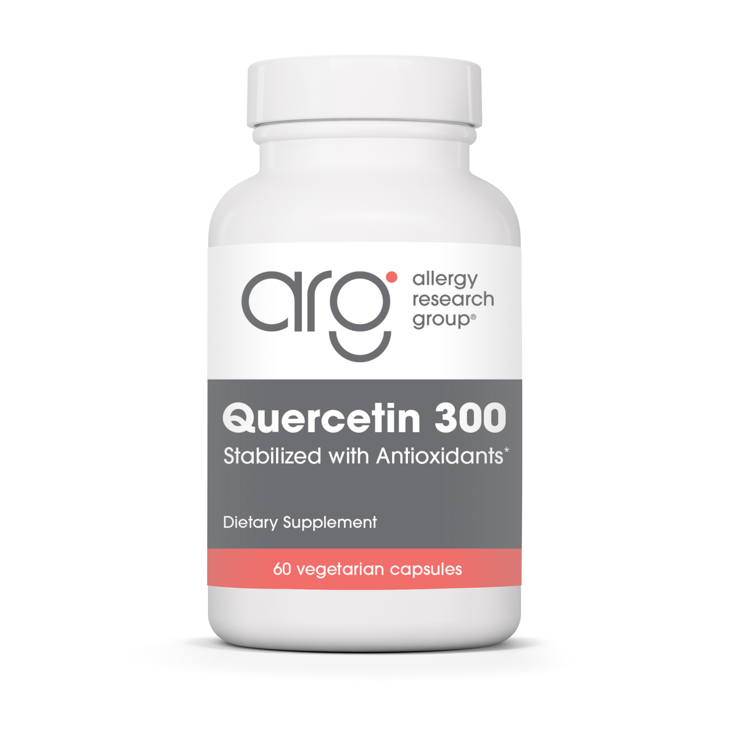 Allergy Research Group Quercetin 300 - 60 vegetarian capsules bottle front label