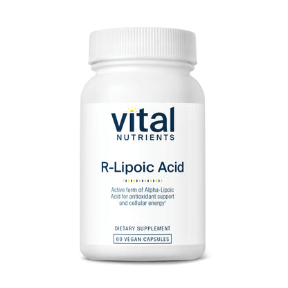 Vital Nutrients R-Lipoic Acid supplement.