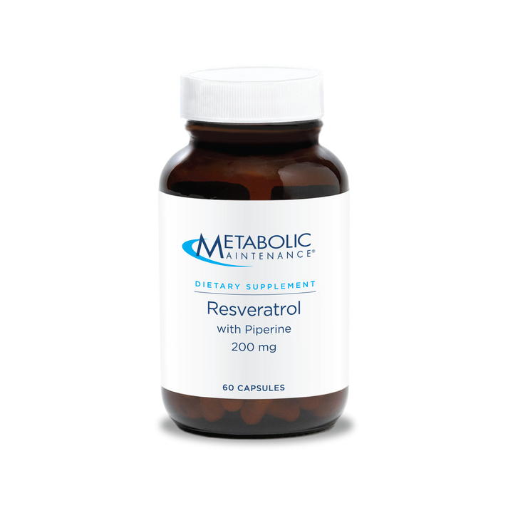 Buy Resveratrol with Piperine 200 mg, 60 Capsules, 60 Servings