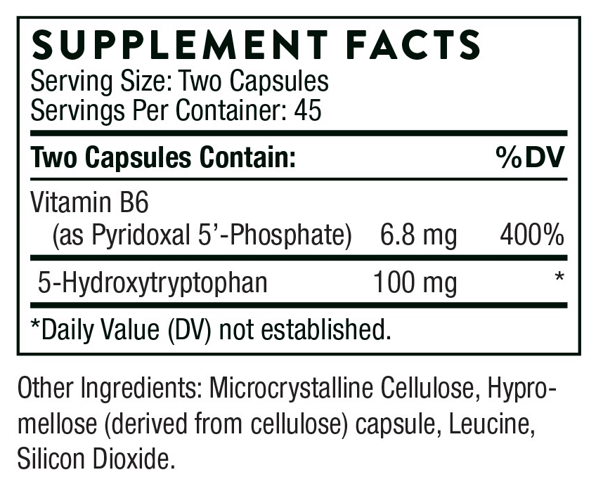 5-Hydroxytryptophan - 90 Vegetarian Capsules