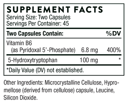 5-Hydroxytryptophan - 90 Vegetarian Capsules