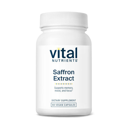 Vital Nutrients Saffron Extract vegan supplement.