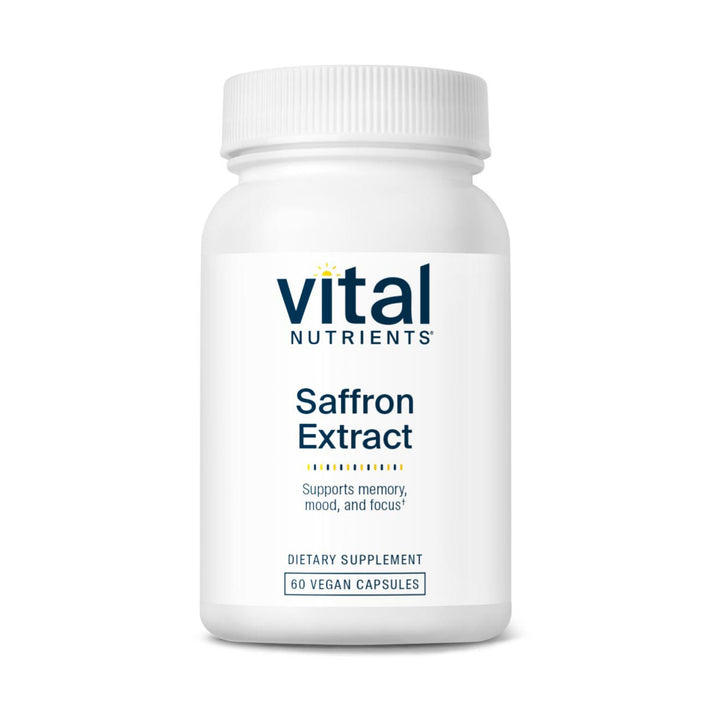 Vital Nutrients Saffron Extract vegan supplement.