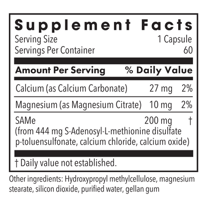 Metabolic Maintenance® SAMe 200 mg