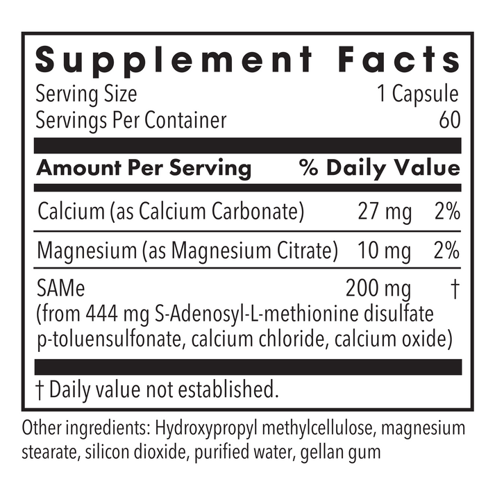 Metabolic Maintenance® SAMe 200 mg