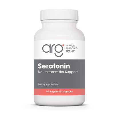 Allergy Research Group Seratonin - 90 vegetarian capsules bottle front label