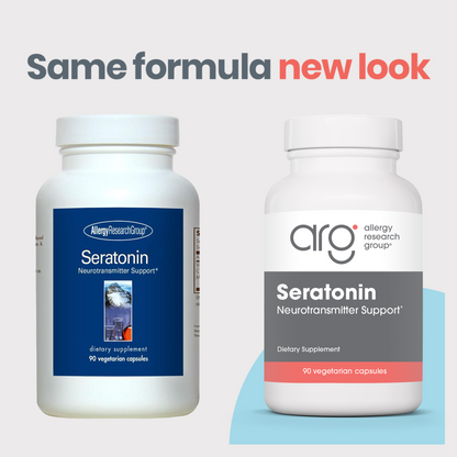 Seratonin - suggested use: 3 capsules daily with meals