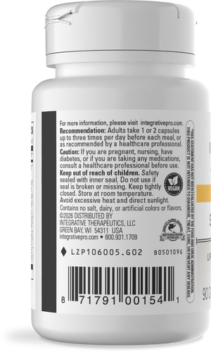 Nature's Way® | Similase Lipo - left side of pack Sku:106005