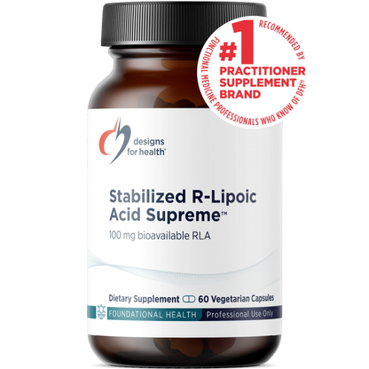 Stabilized R-Lipoic Acid Supreme 60 capsules bottle image