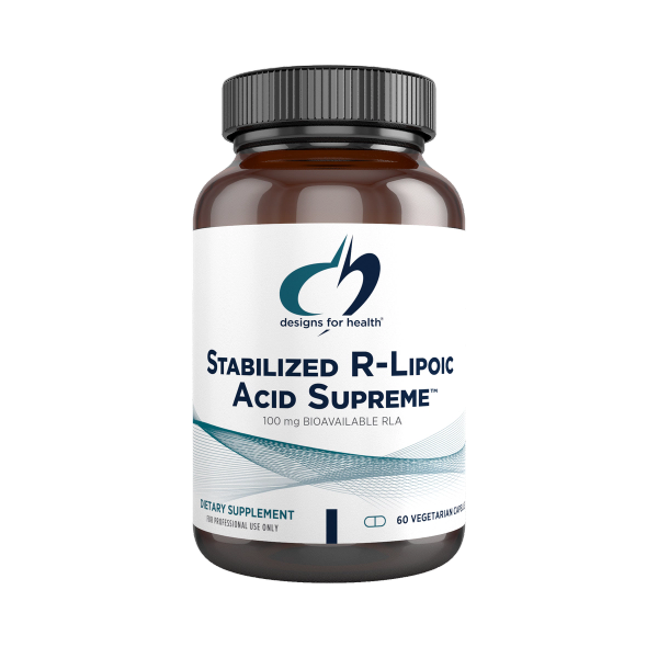 Stabilized R-Lipoic Acid Supreme 60 capsules old bottle image